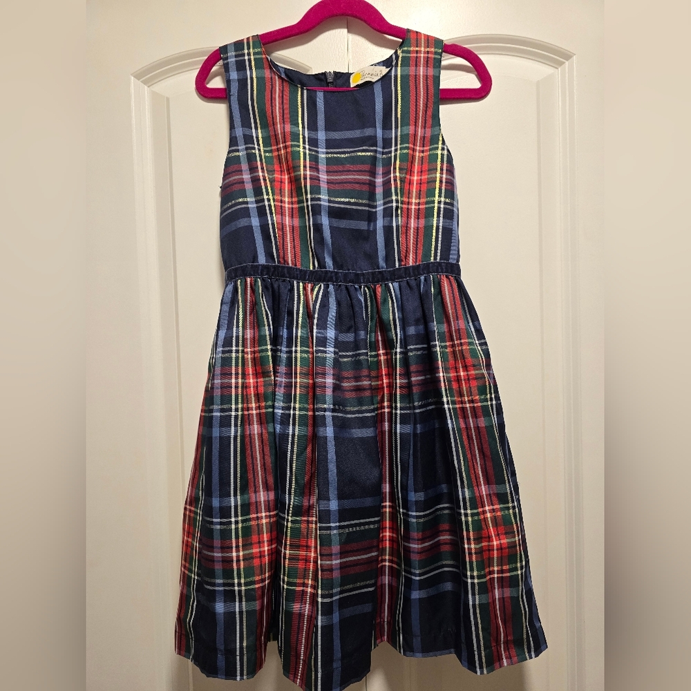 Plaid Kids Dress - Multicolor